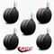 Service Caster 4'' Black Heavy Duty Floor Safe Twin Wheel Caster 3/8'' Threaded Stem, 5PK SCC-TS02S100-TPR-BLK-381610-5 - alternate 4